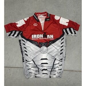 Ironman Brazil Triathlon 2004 Cycling Jersey Short Sleeve Small‎ Rare